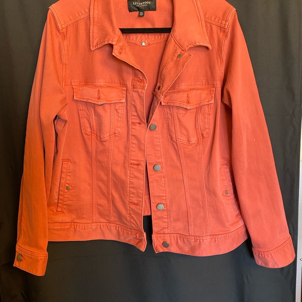 Liverpool Los Angeles Women's Salmon Denim Jacket